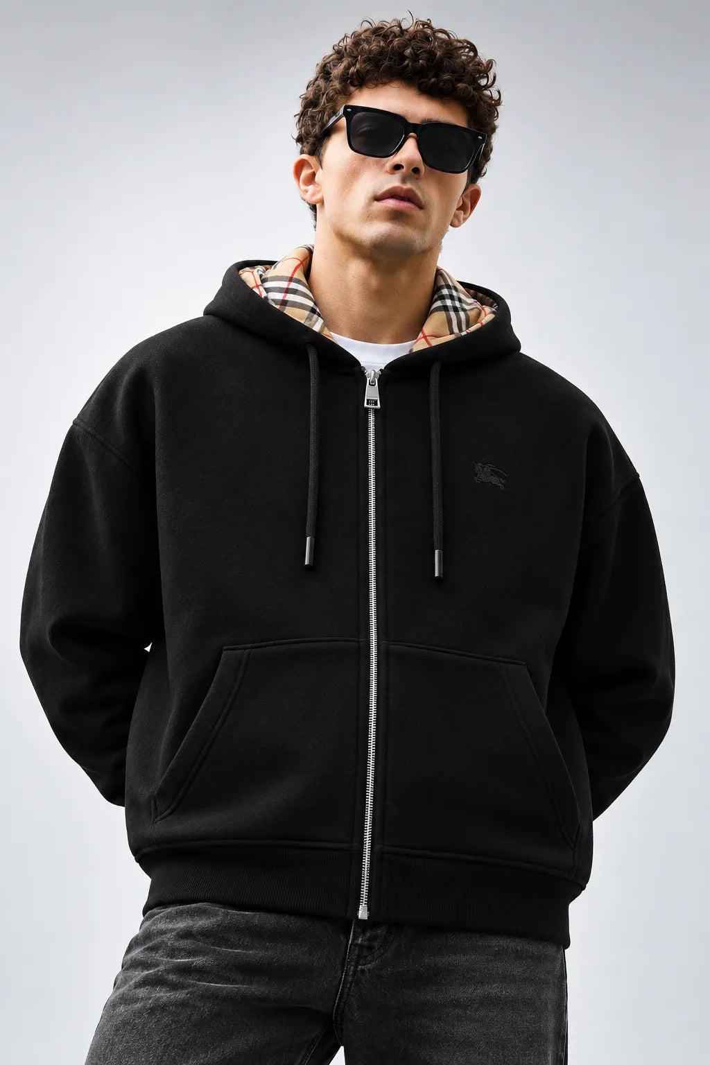 Burbrry Zip Siyah Hırka