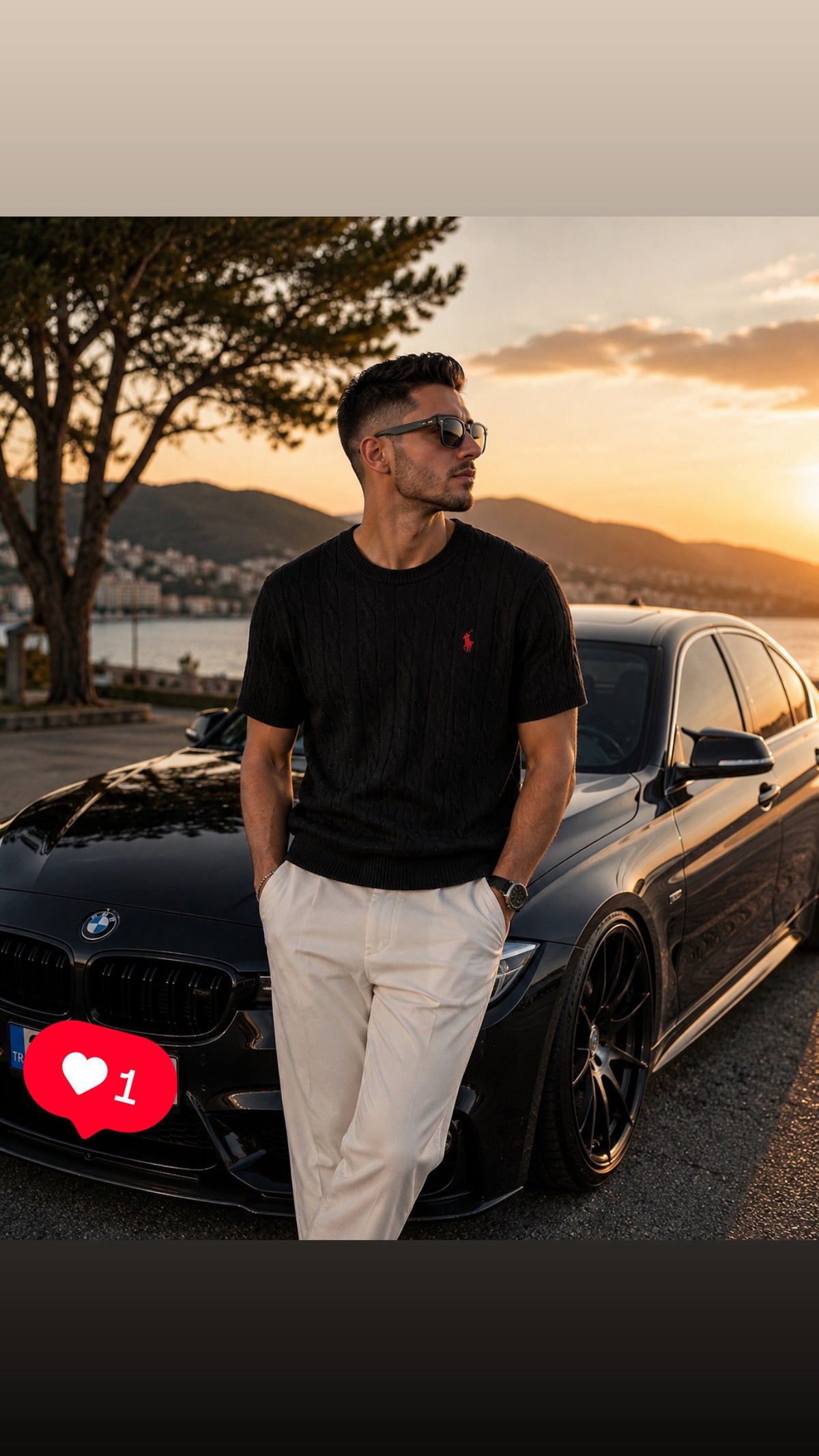 Polo Triko T-Shirt - Siyah