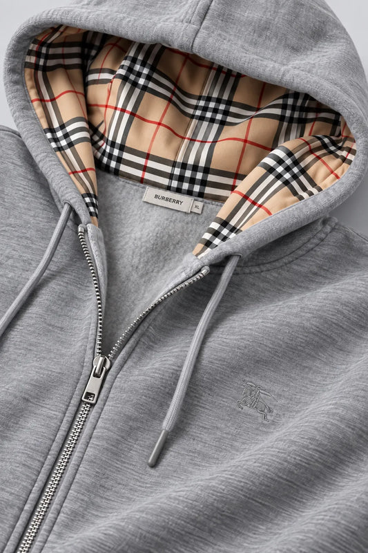 Burbrry Zip Gri Hırka