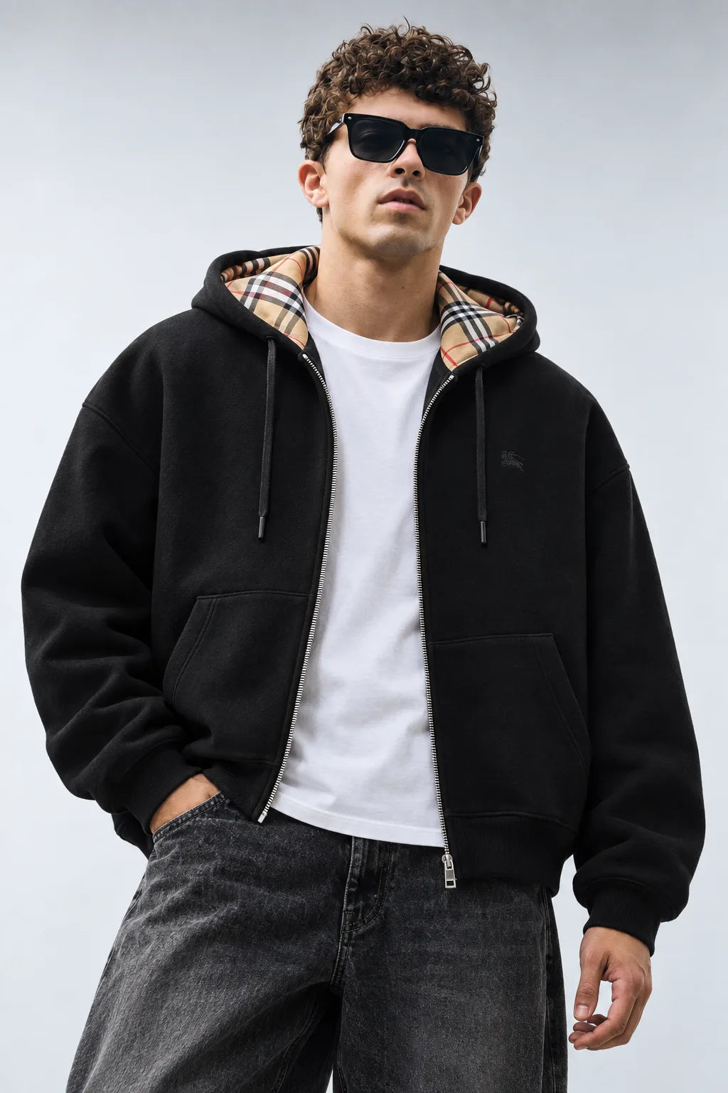 Burbrry Zip Siyah Hırka