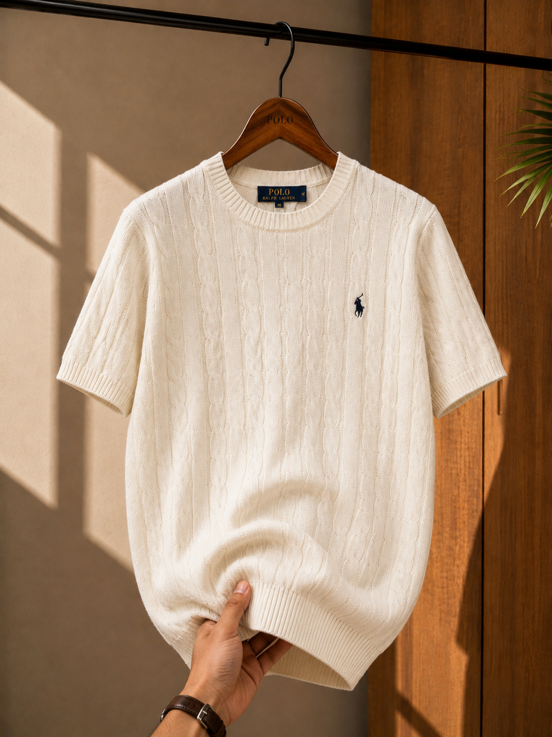 Polo Triko T-Shirt - Krem