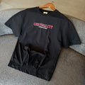 Oversize Baskılı Ve Nakışlı Beyaz Tshirt