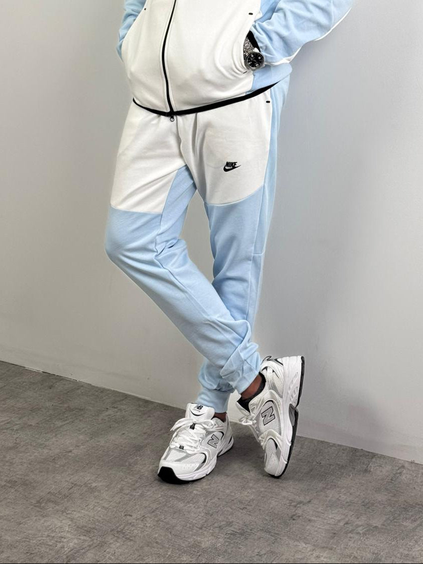 Nike Tech Fleece Mavi Beyaz Premium Set
