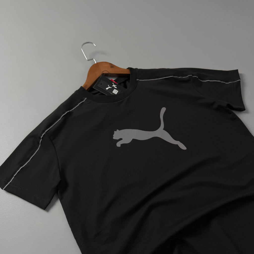 Reflektörlü Baskılı Beyaz Tshirt